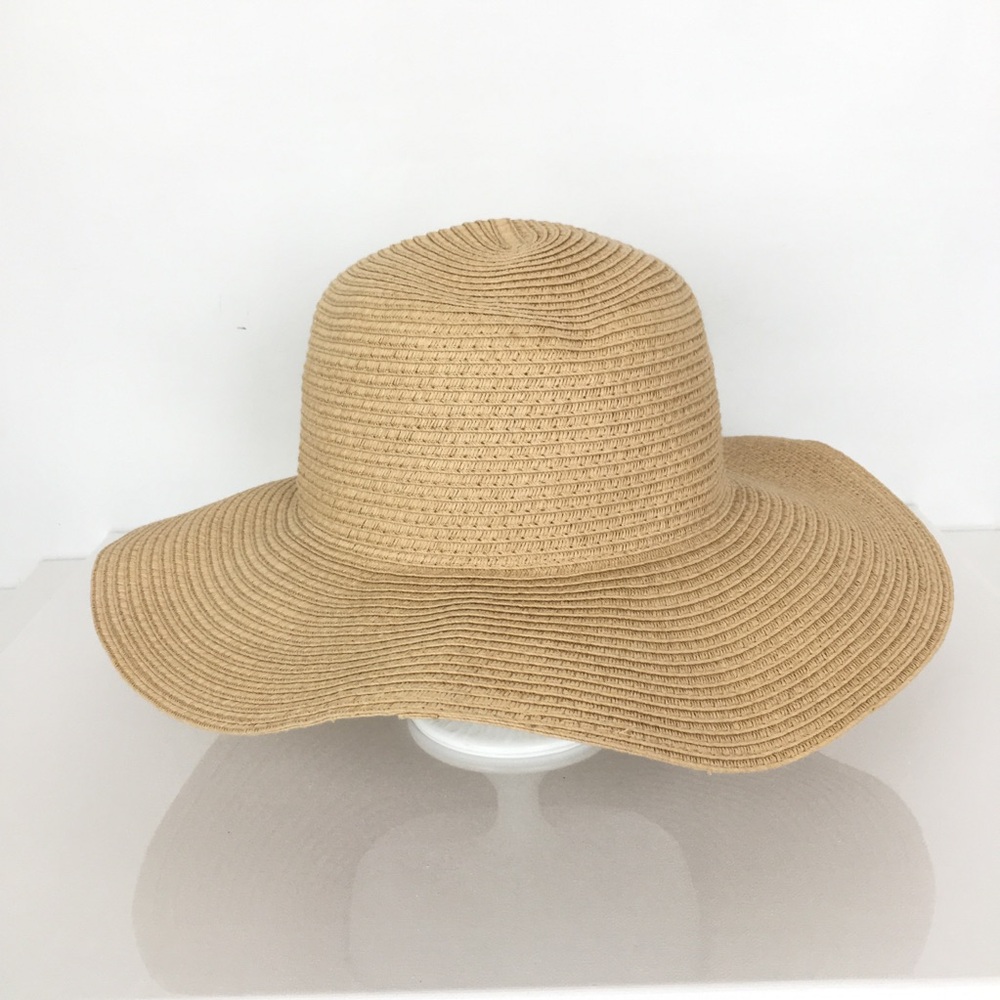Madewell Packable Neutural Tan Color Straw/Paper Sun Hat Women’s Size S/M